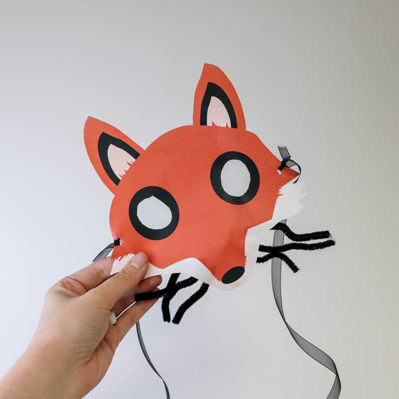 Fox Mask | Free Download | Free Fox Mask | DIY Fox Mask